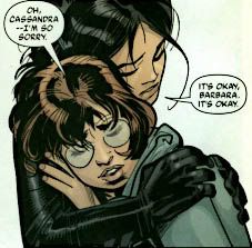 Cass hugging Barbara