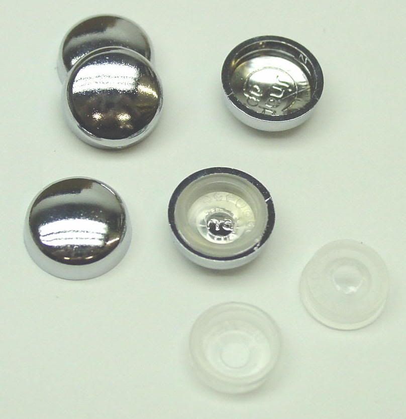 6 8 CHROME SCREW COVERS TRIM DOOR PANELS eBay