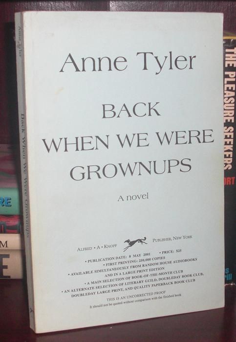 ANNE TYLER - Back When We Were Grownups