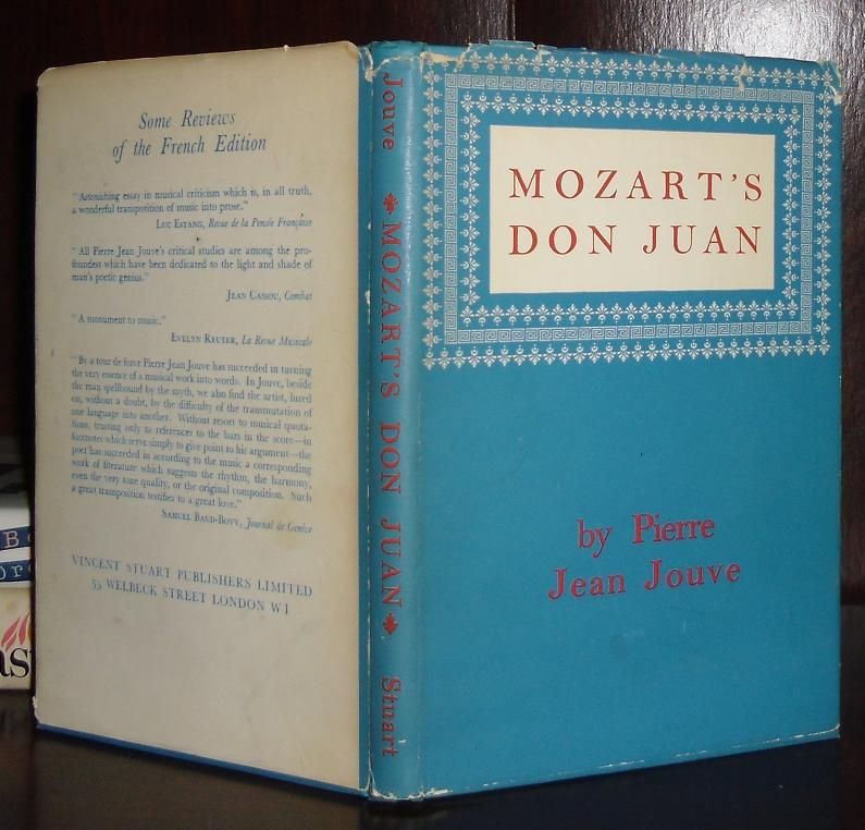 JOUVE, PIERRE JEAN - MOZART - Mozart's Don Juan Mozarts