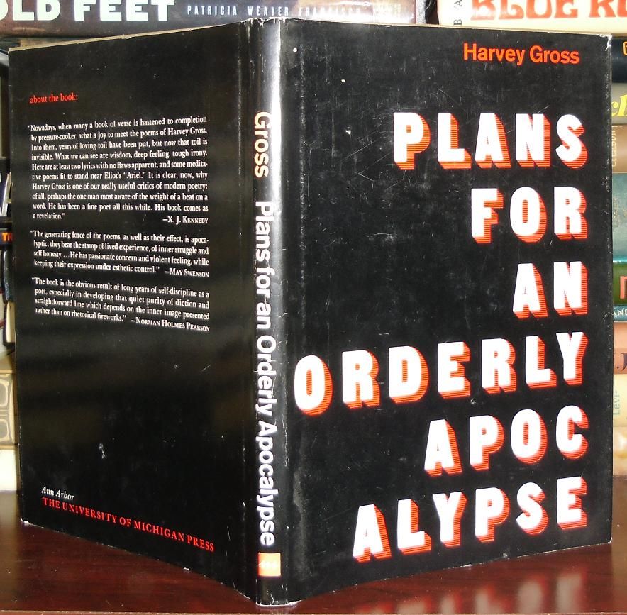 GROSS, HARVEY - Plans for an Orderly Apocalypse and Other Poems