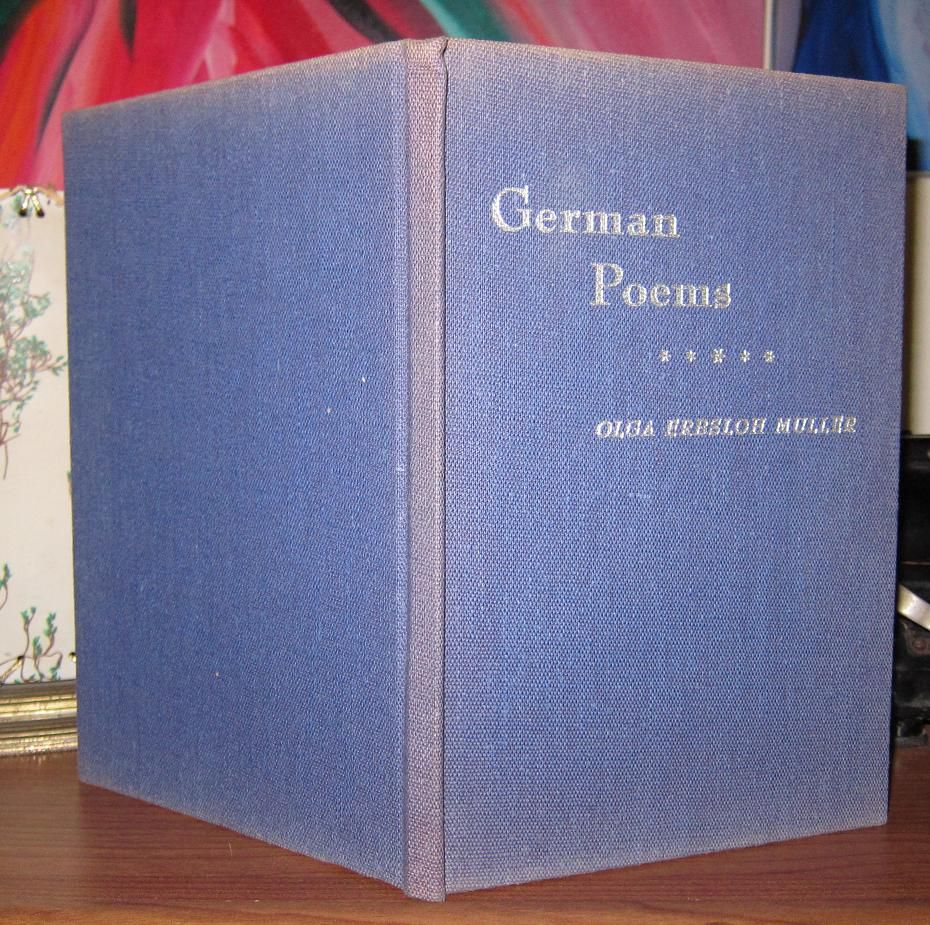 MULLER, OLGA ERBSLOH - German Poems