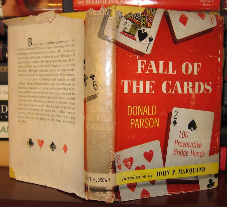 DONALD PARSON, INTRO JOHN P. MARQUAND - The Fall of the Cards