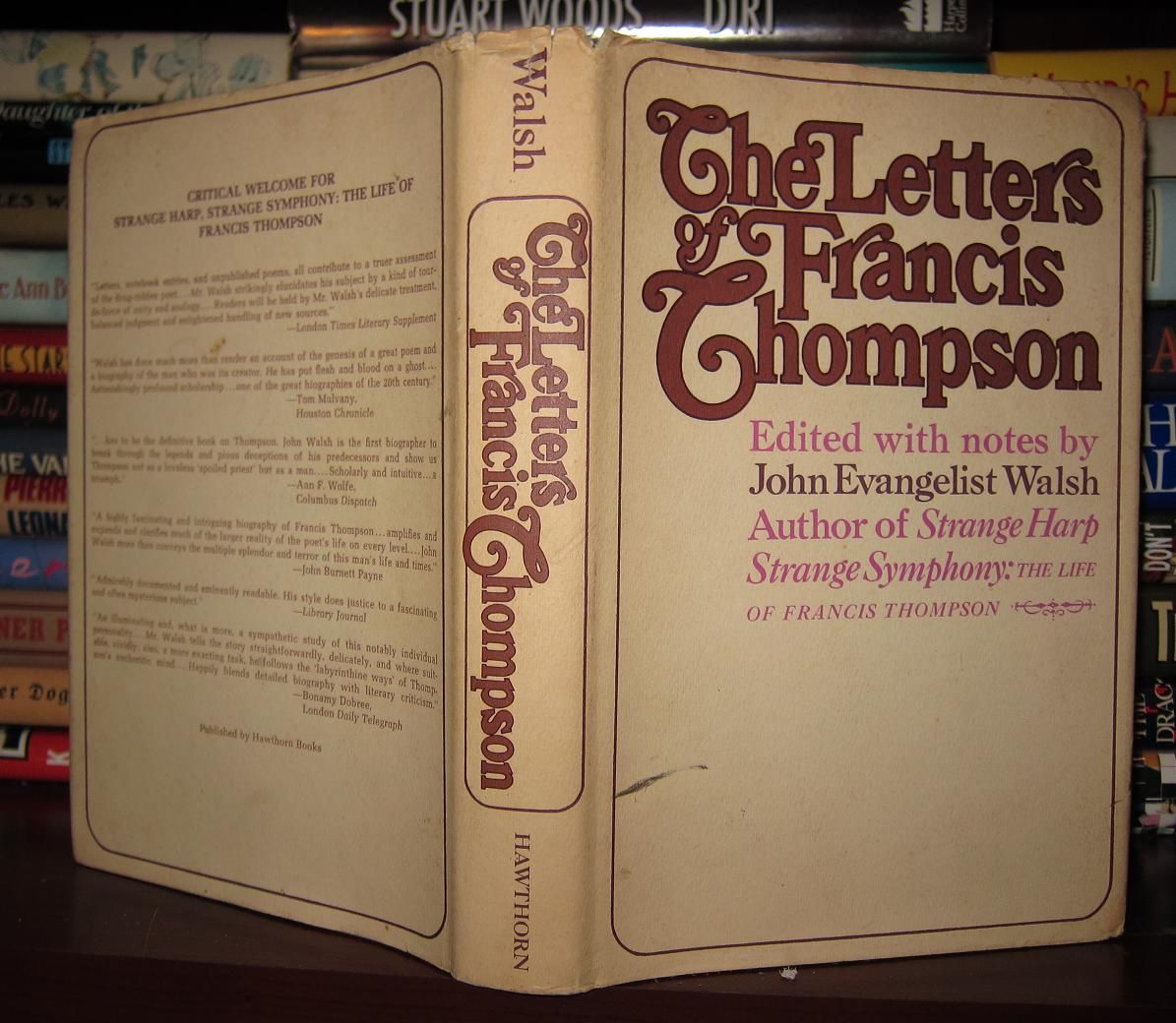 FRANCIS THOMPSON, JOHN EVANGELIST WALSH - The Letters of Francis Thompson