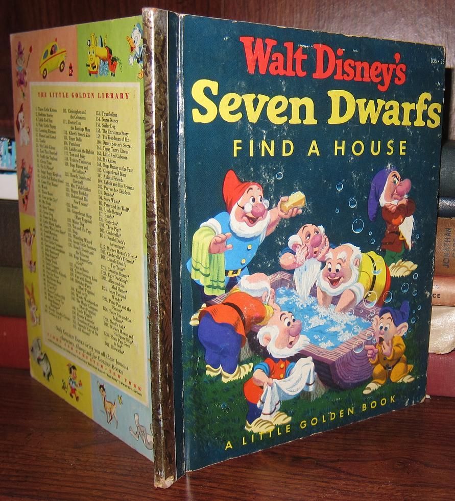 BEDFORD, ANNIE NORTH; PICTURES THE WALT DISNEY STUDIO, ADAPTED JULIUS SVENDSEN - Walt Disney's Seven Dwarfs Find a House Little Golden Book