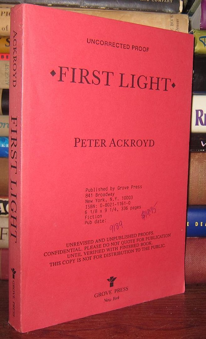 ACKROYD, PETER - First Light