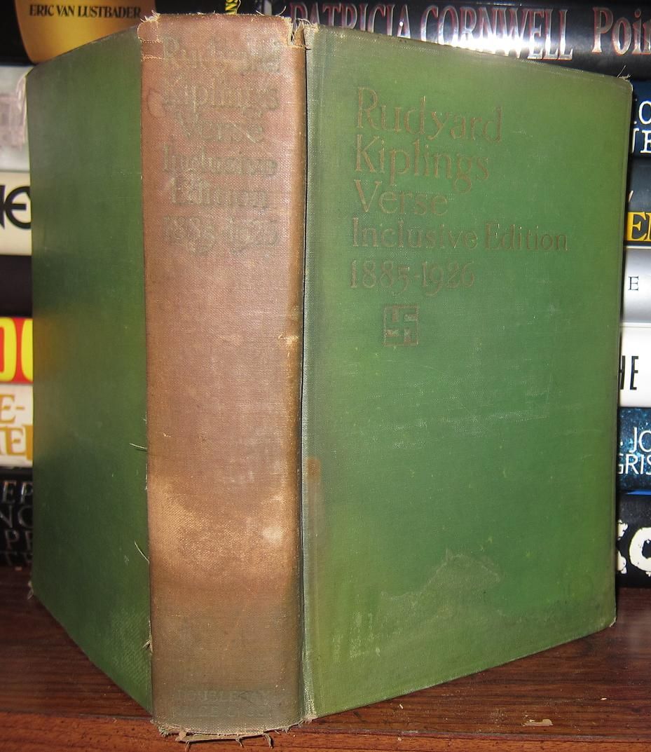 KIPLING, RUDYARD - Rudyard Kipling's Verse (Inclusive Edition 1885-1926)