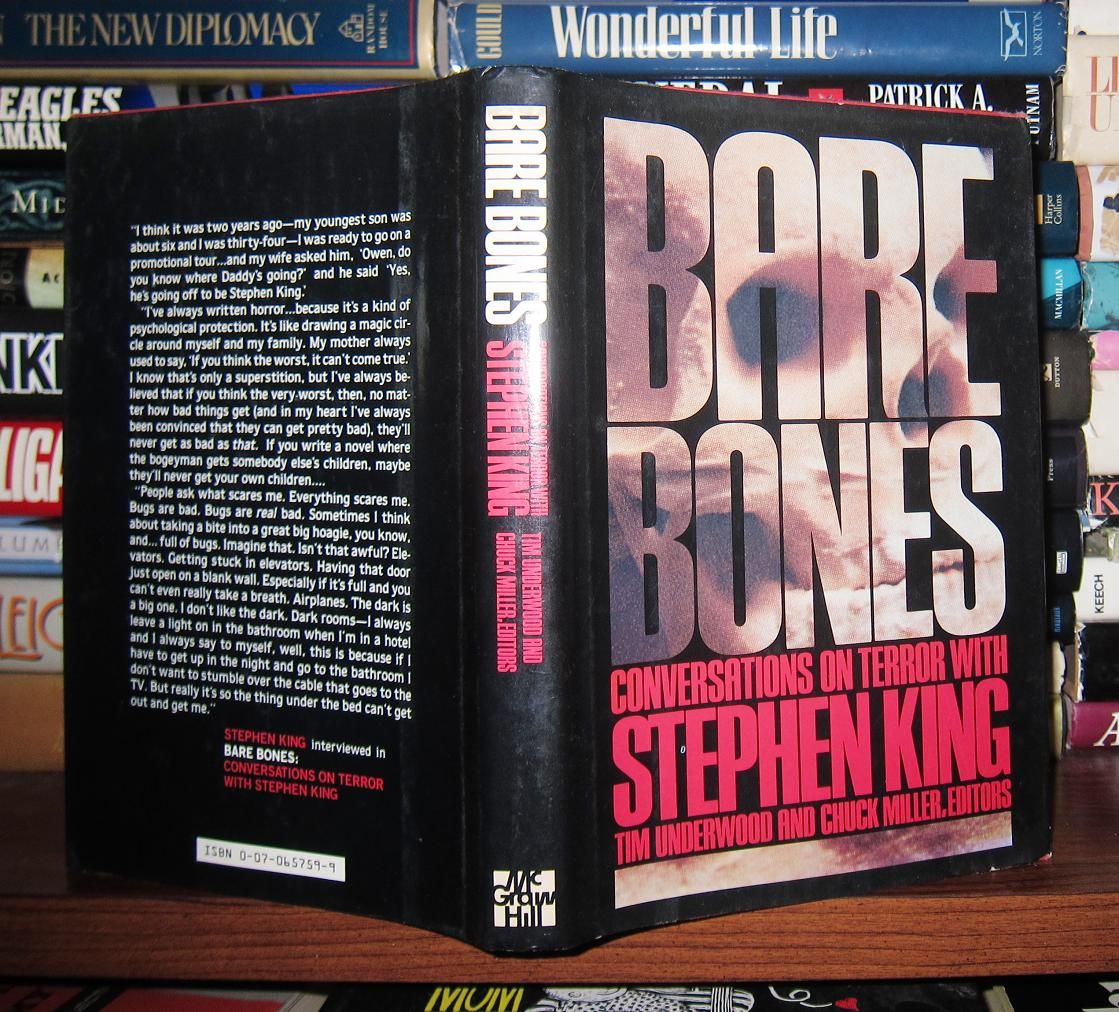 STEPHEN KING UNDERWOOD TIM CHUCK MILLER - Bare Bones Conversations on Terror with Stephen King