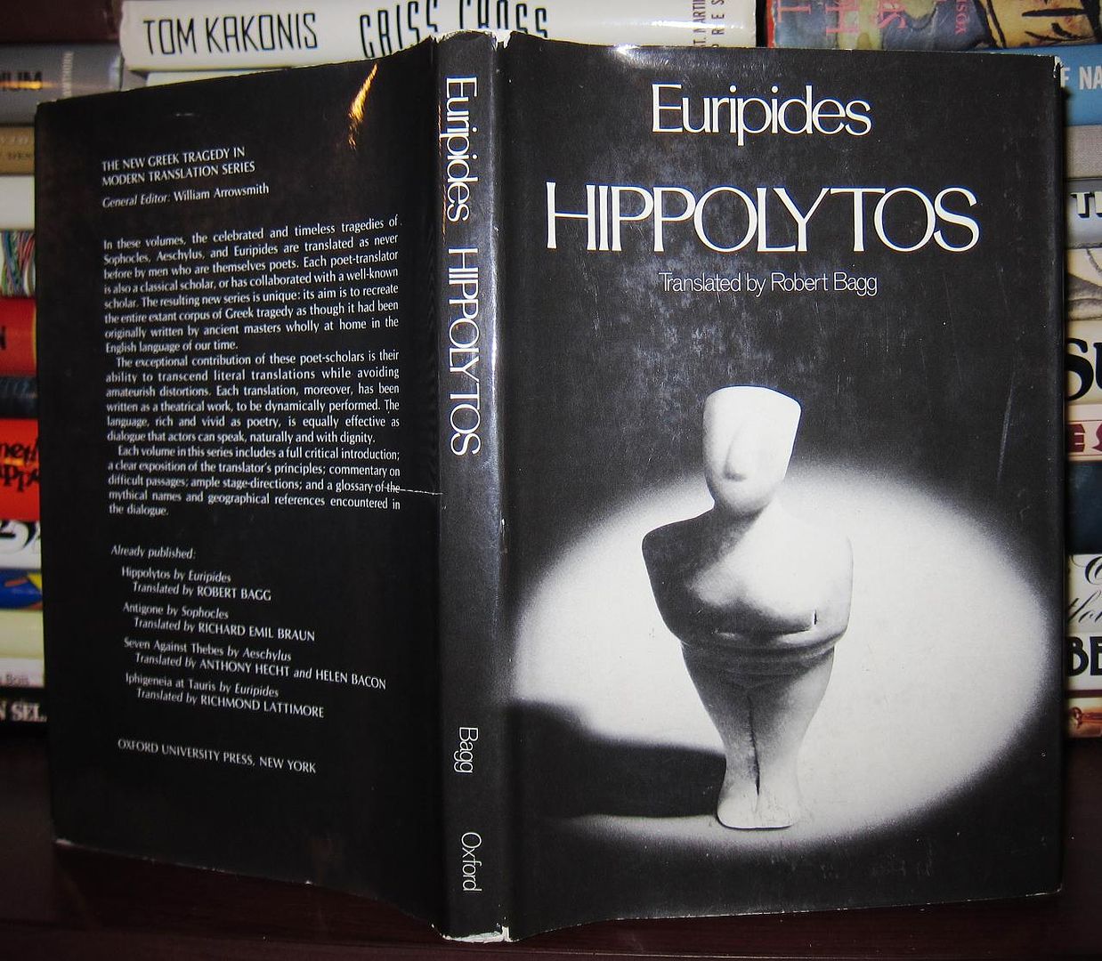 EURIPIDES; ROBERT BAGG - Hippolytos Greek Tragedy in New Translations