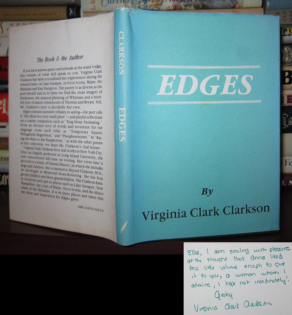 CLARKSON, VIRGINIA CLARK - Edges Signed 1st