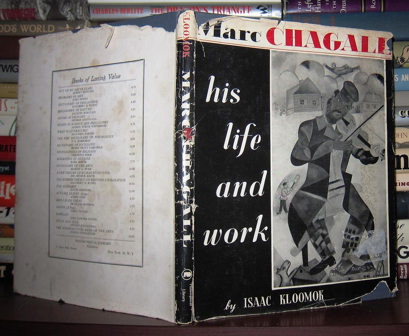 KLOOMOK, ISAAC; CHAGALL, MARC - Marc Chagall : His Life and Work