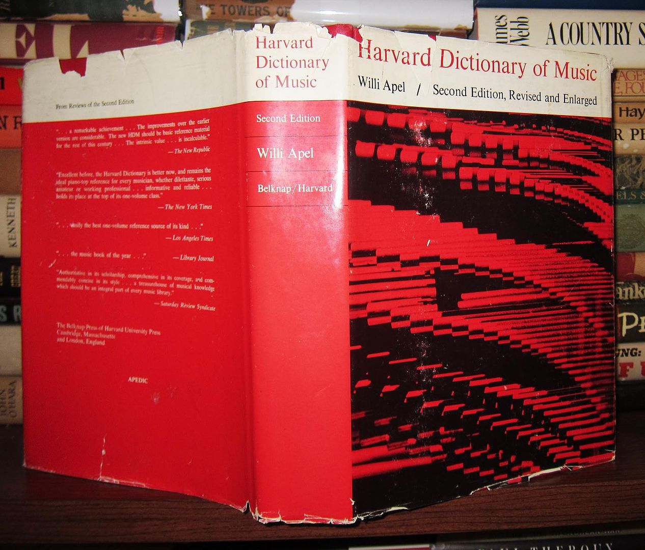 APEL, WILLI - Harvard Dictionary of Music Second Edition, Revised and Enlarged