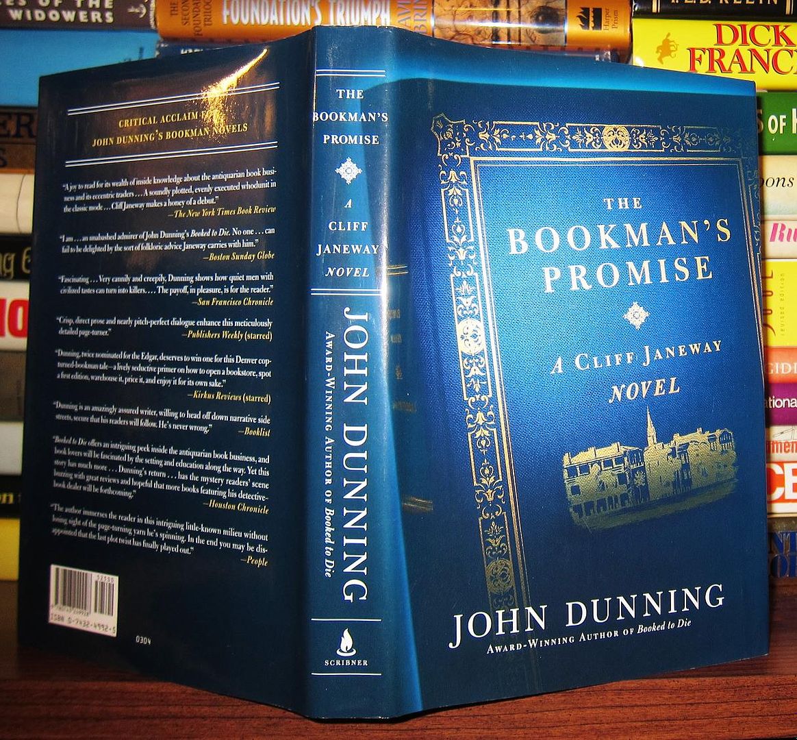 DUNNING, JOHN - The Bookman's Promise a Cliff Janeway Novel