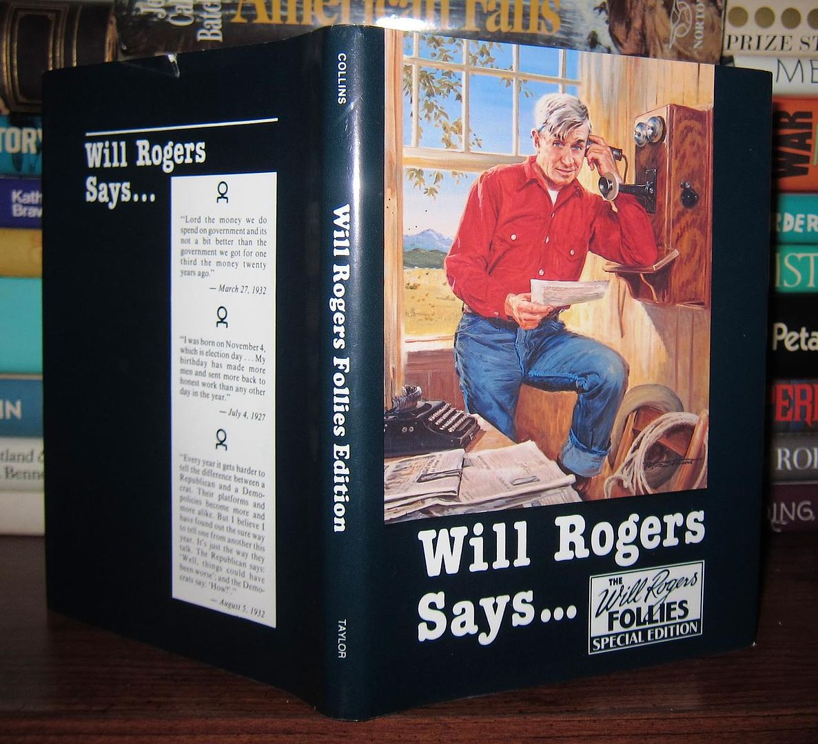 ROGERS, WILL; COLLINS, REBA NEIGHBORS - Will Rogers Says Follies Special Edition
