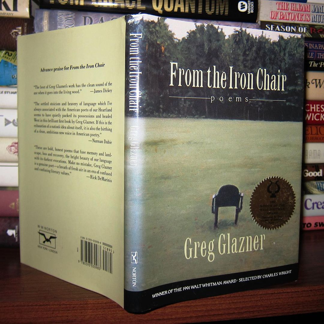GLAZNER, GREG - From the Iron Chair Poems