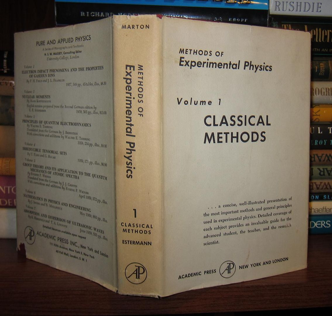 Methods of experimental physics. Classical methods Estermann