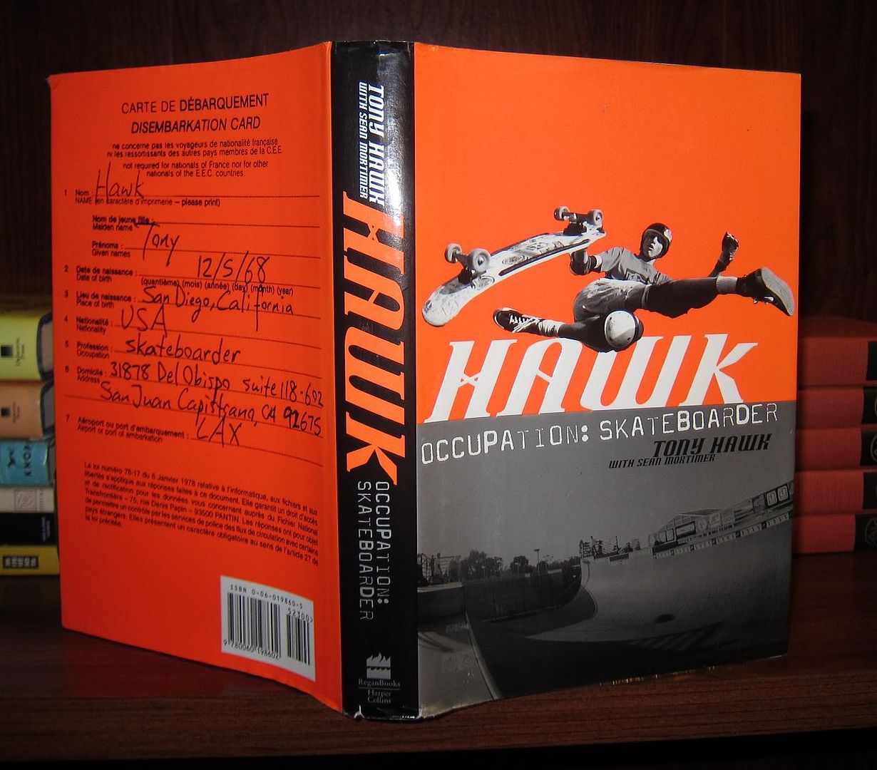 HAWK, TONY - Hawk Occupation: Skateboarder