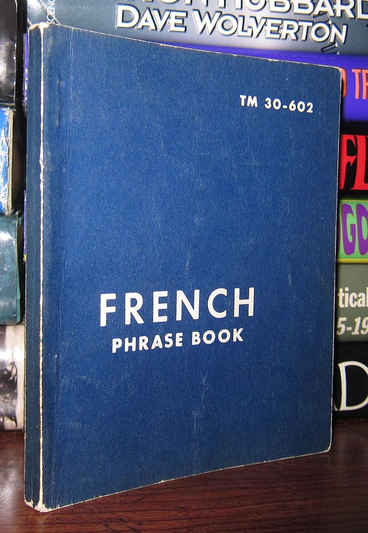 WAR DEPARTMENT - French Phrase Book