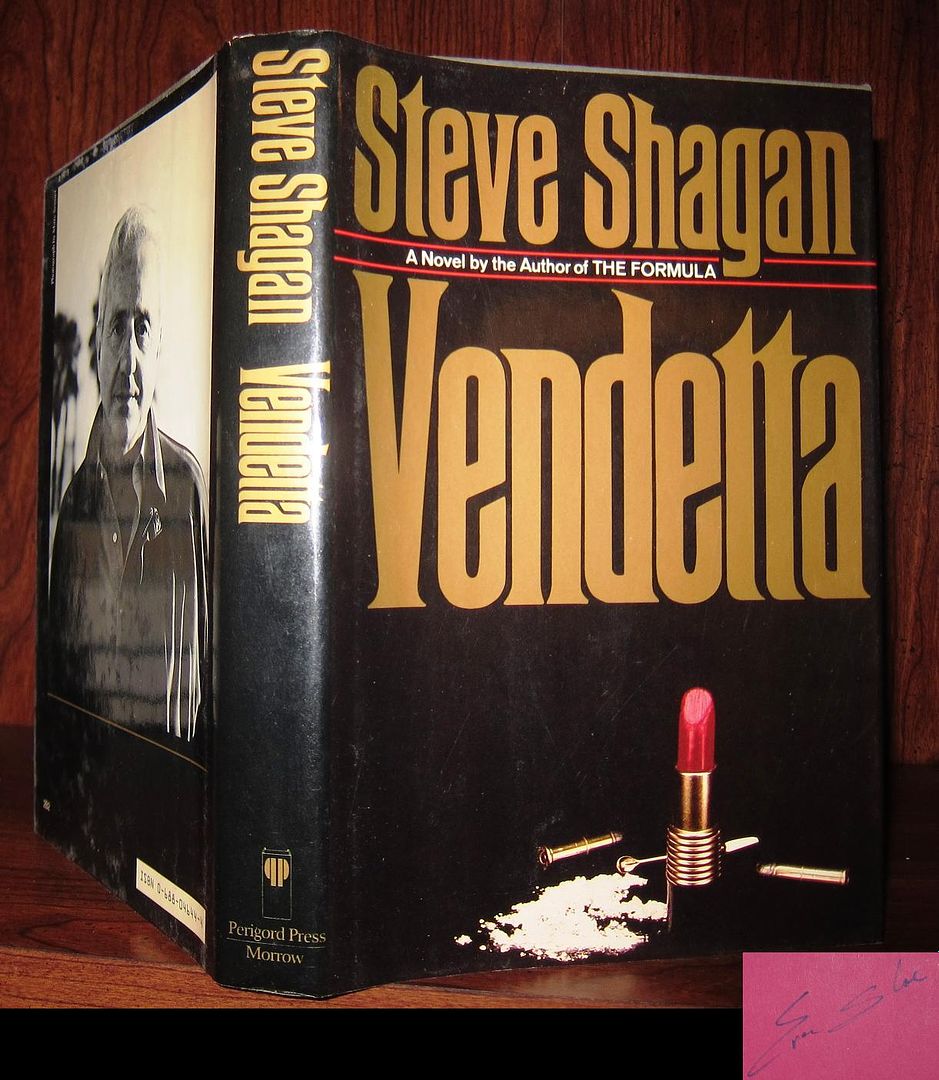 SHAGAN, STEVE - Vendetta Signed 1st