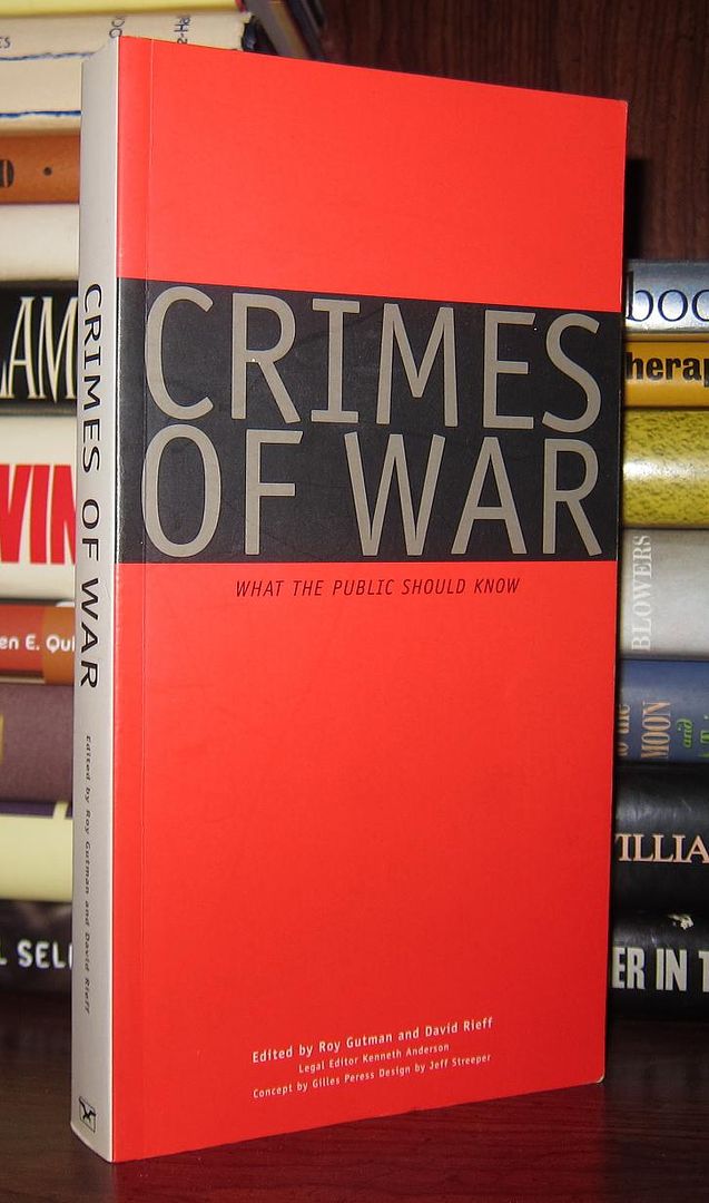 GUTMAN, ROY & DAVID RIEFF - Crimes of War What the Public Should Know
