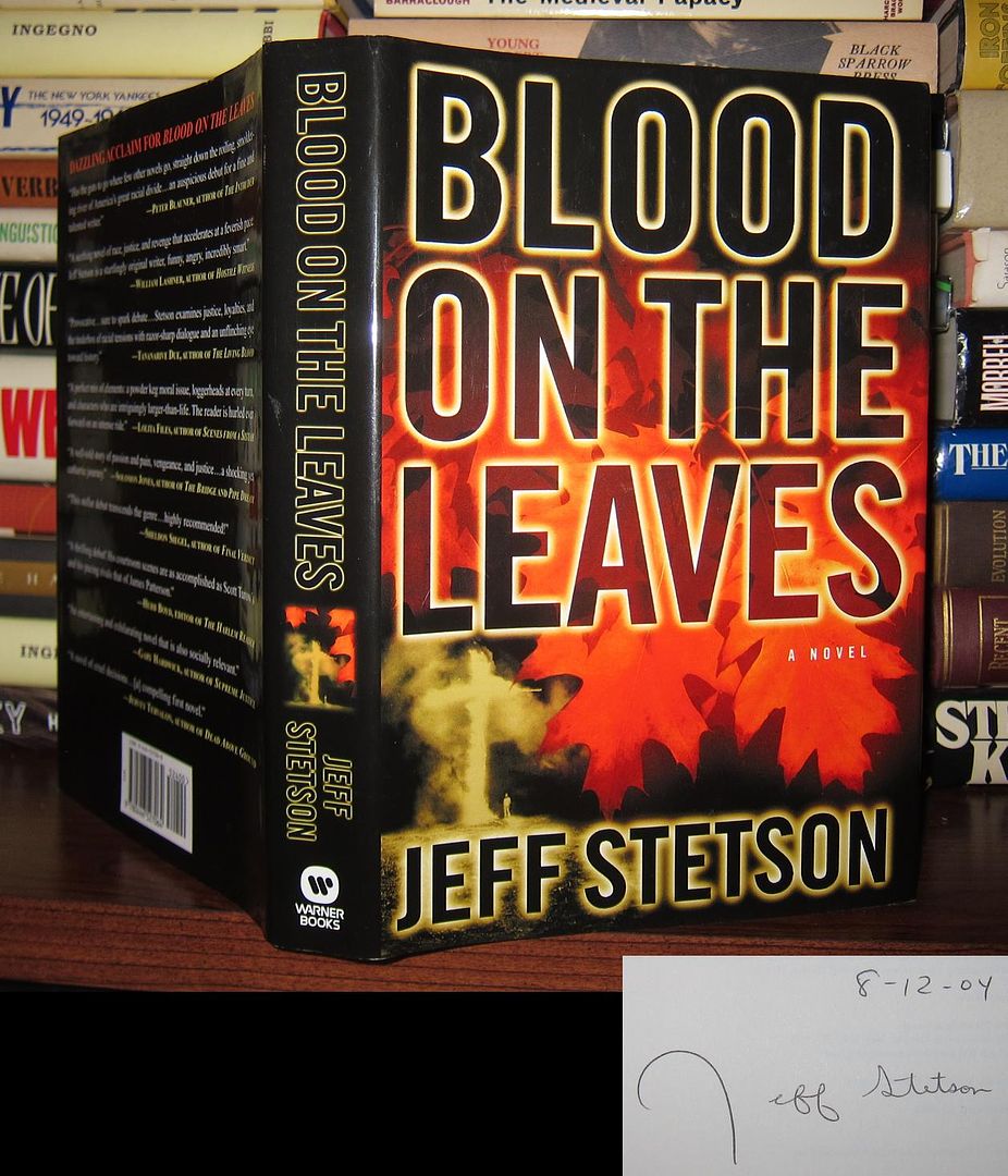 STETSON, JEFF - Blood on the Leaves Signed 1st