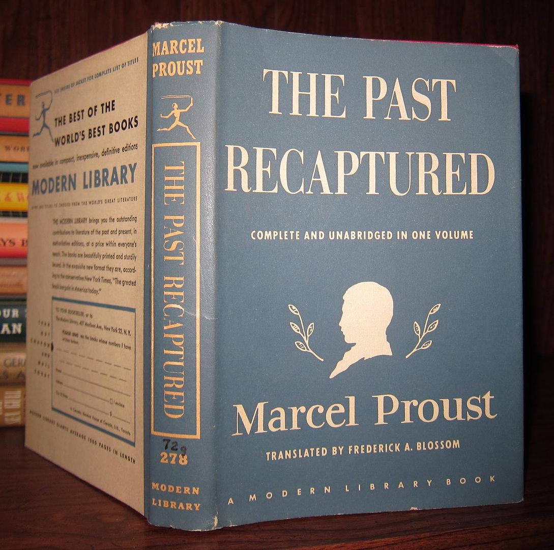 PROUST, MARCEL - The Past Recaptured