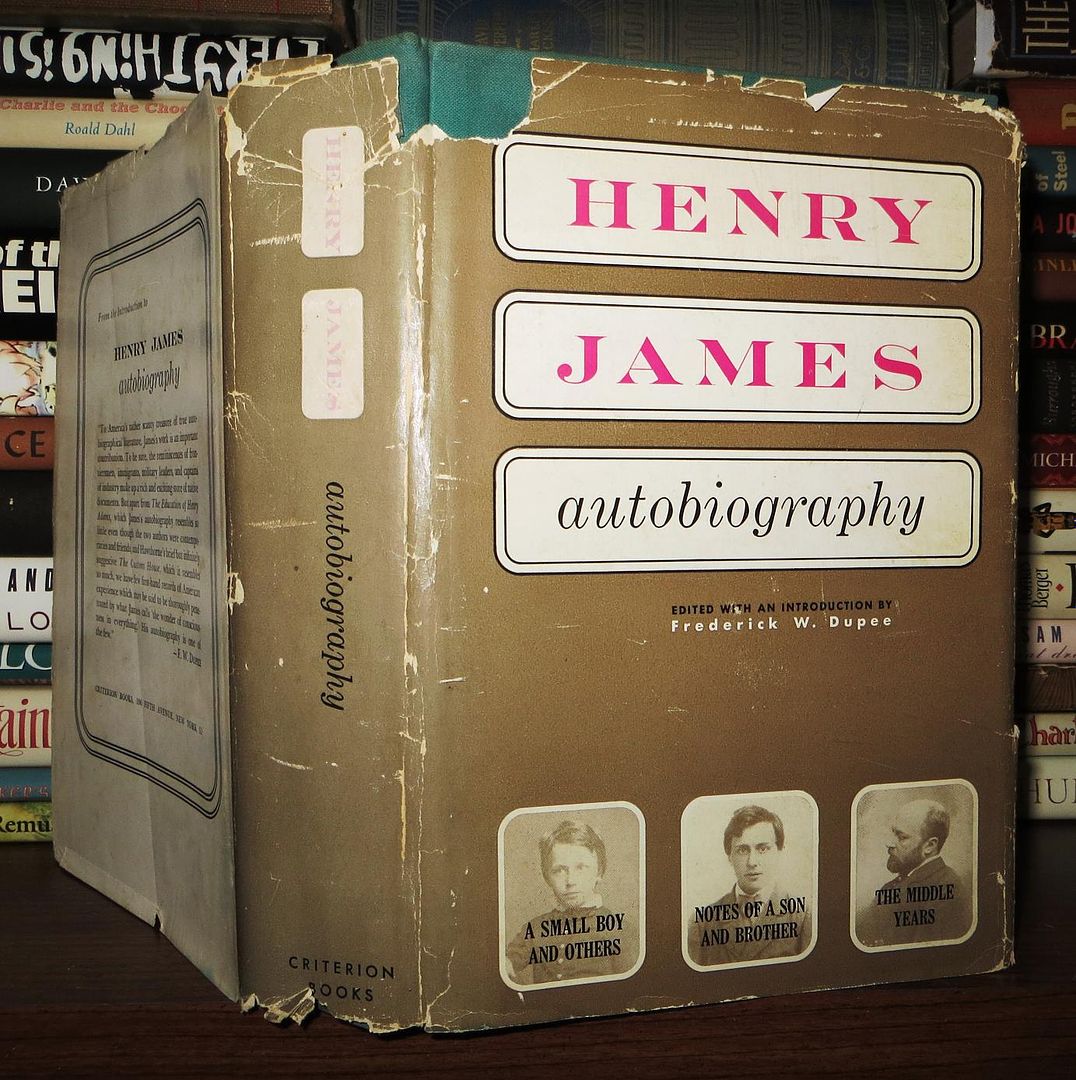 JAMES, HENRY; EDITOR FREDERICK W. DUPEE - Henry James