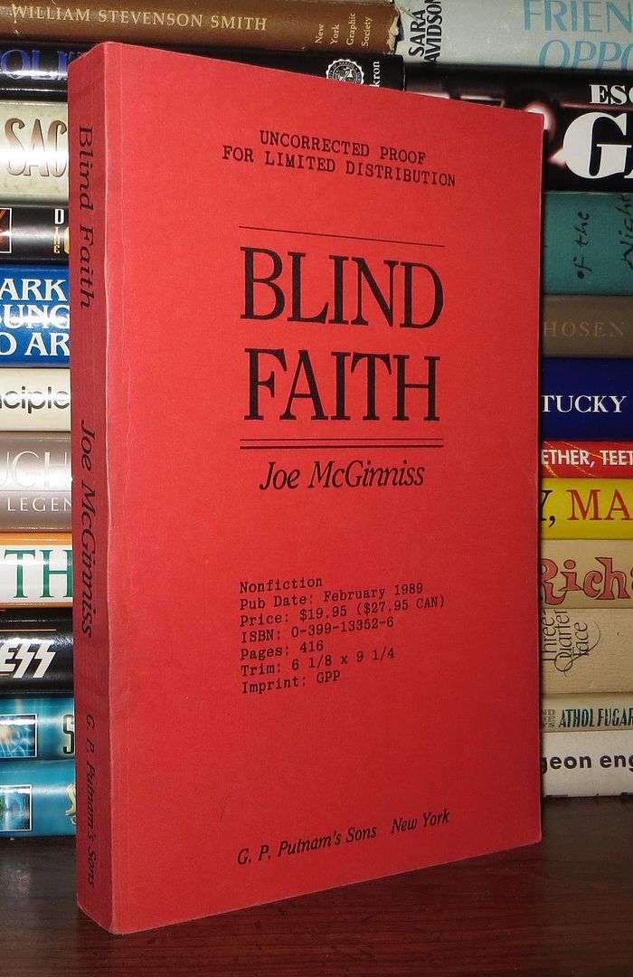 MCGINNISS, JOE - Blind Faith