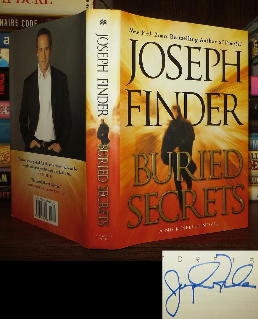 FINDER, JOSEPH - Buried Secrets Signed 1st