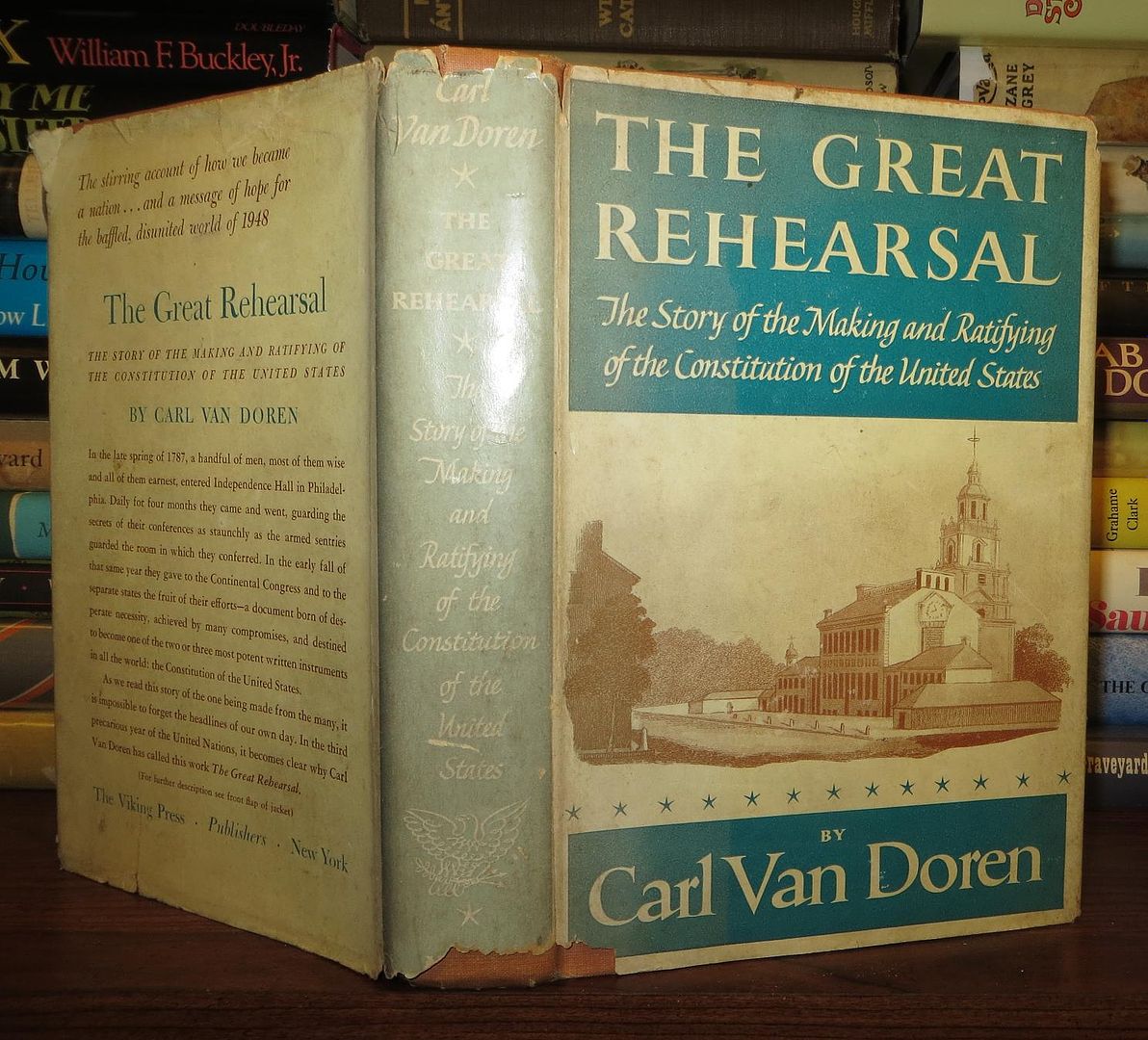VAN DOREN, CARL - The Great Rehearsal