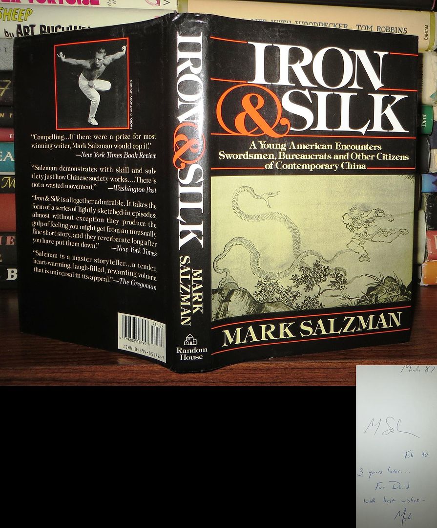MARK SALZMAN - Iron and Silk Signed 1st