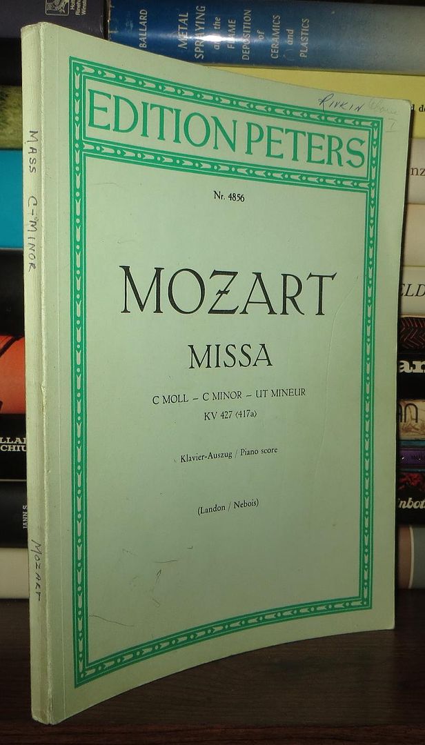 MOZART, WOLFGANG AMADEUS - Missa C Minor