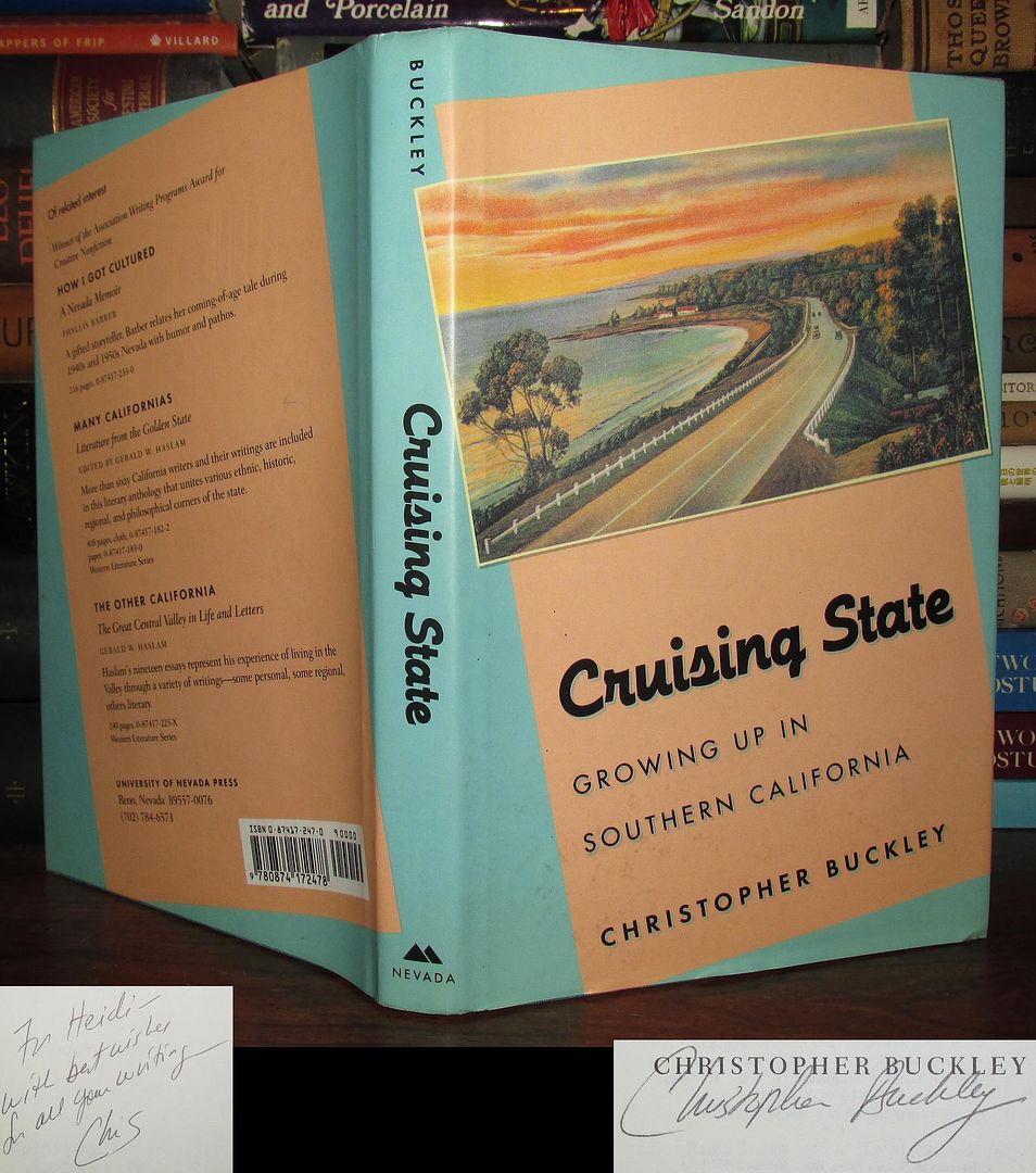 BUCKLEY, CHRISTOPHER - Cruising State Signed 1st