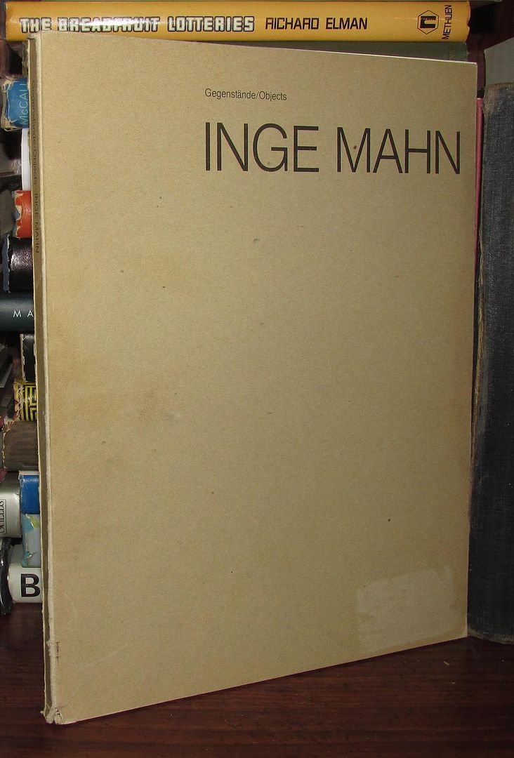 MAHN, INGE - Gegenstnde / Objects