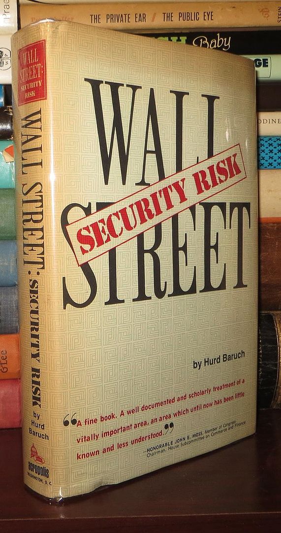BARUCH, HURD - Wall Street Security Risk