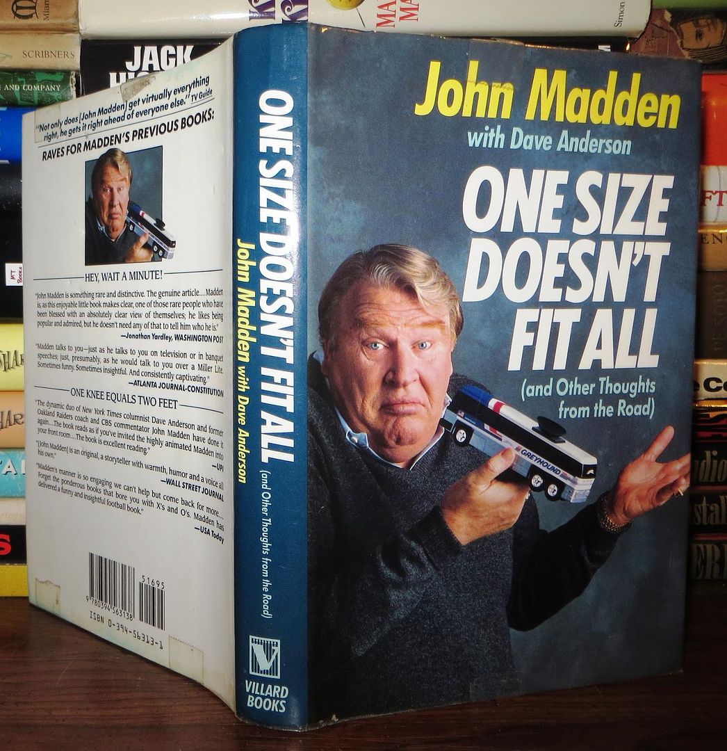 MADDEN, JOHN - One Size Doesn't Fit All All and Other Thoughts from the Road
