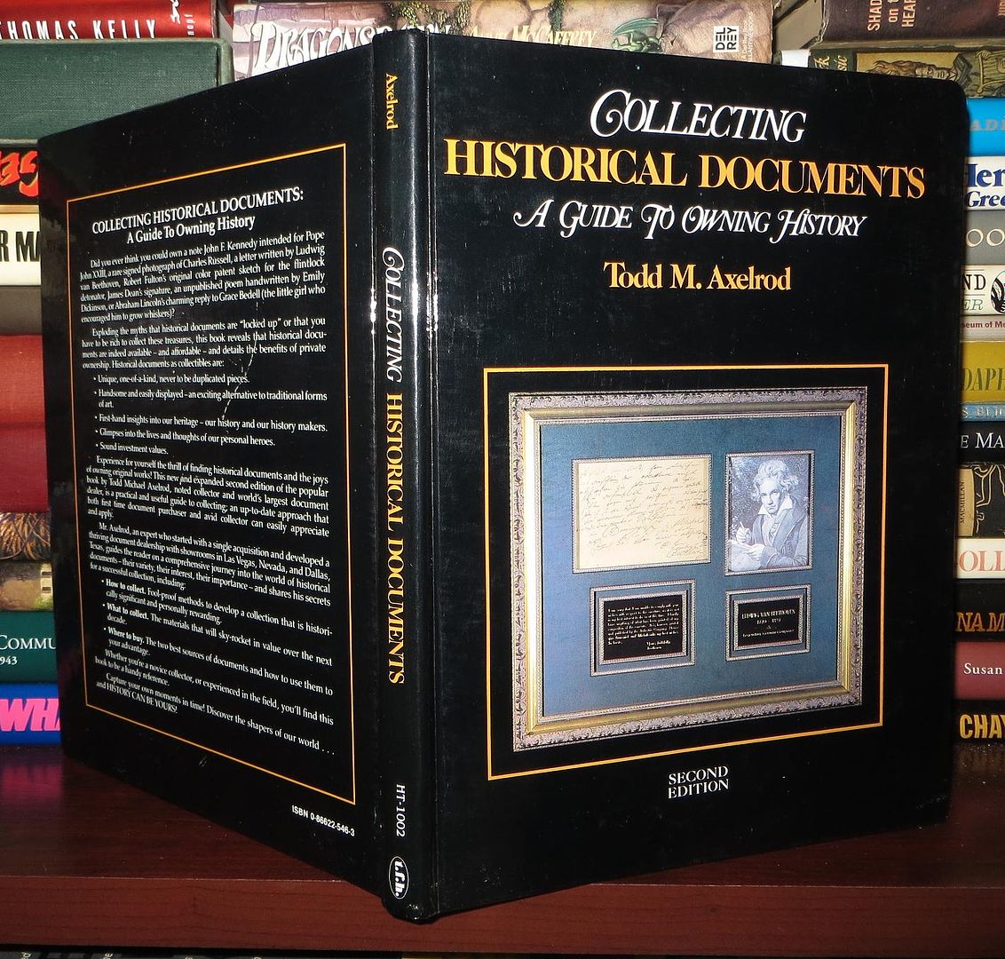 AXELROD, TODD M. - Collecting Historical Documents