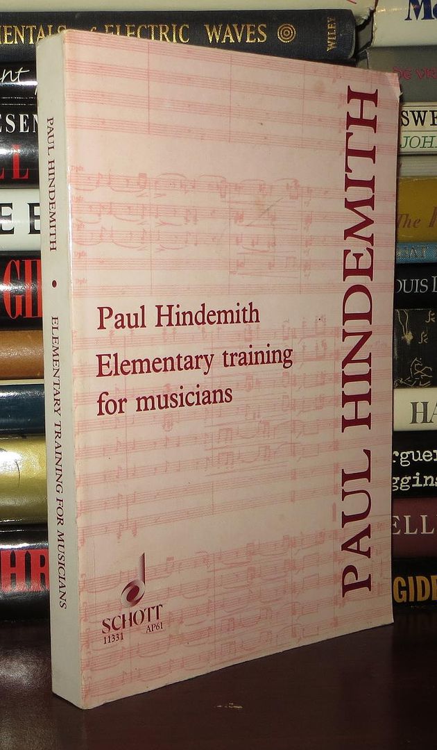 HINDEMITH, PAUL - Elementary Training for Musicians