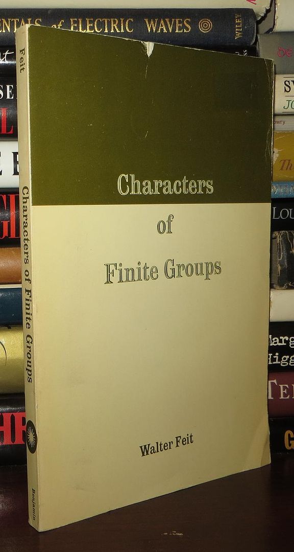 FEIT, WALTER - Characters of Finite Groups