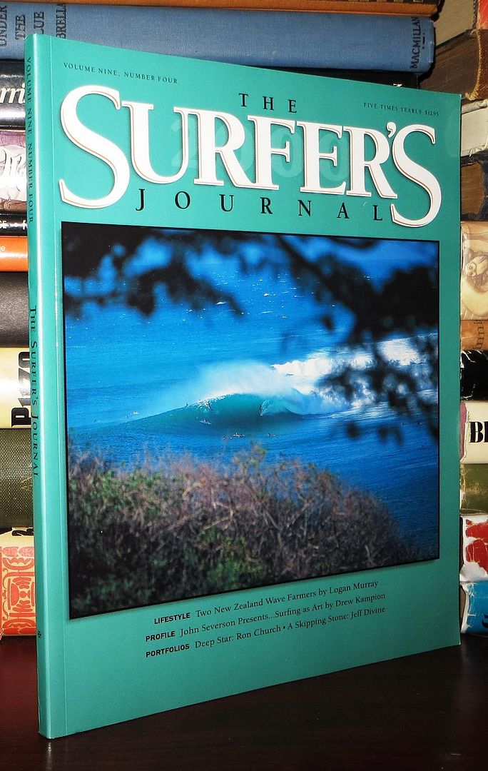 THE SURFER'S JOURNAL Volume 9, Number 4, Steve and Debbee Pezman THE SURFER'S JOURNAL Volume 9, Number 4, Steve and Debbee Pezman