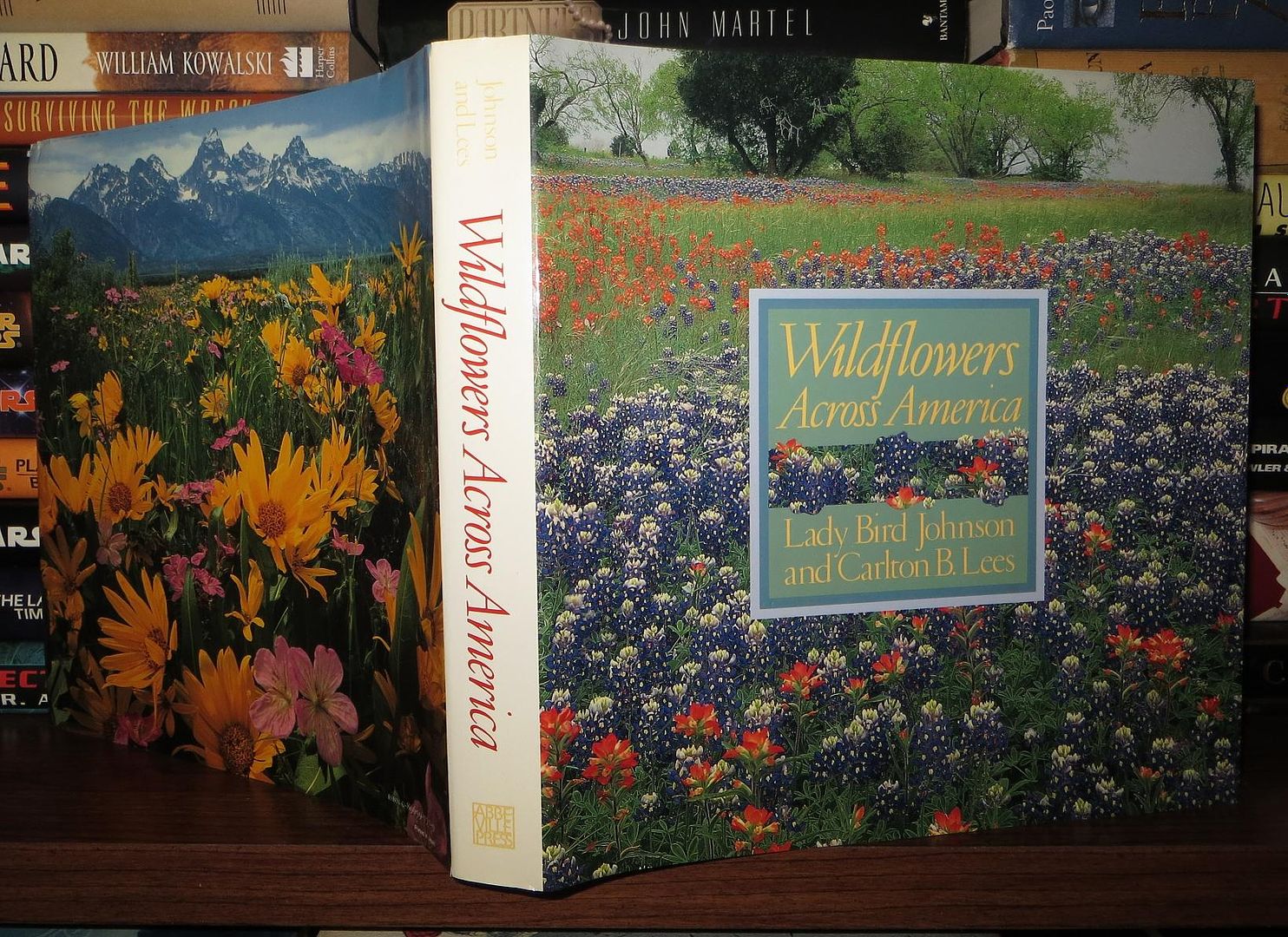 JOHNSON, LADY BIRD & CARLTON B. LEES & LES LINE - Wildflowers Across America