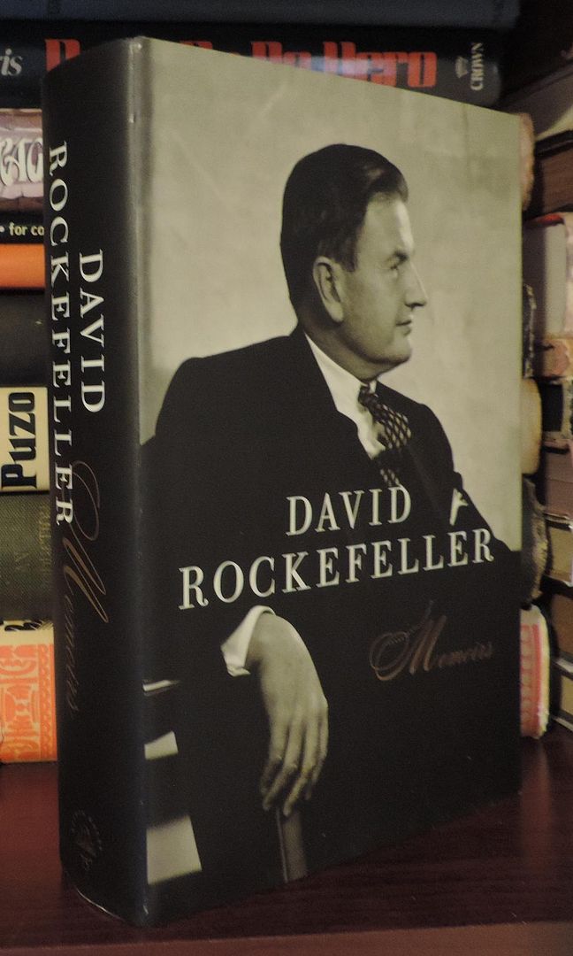 ROCKEFELLER, DAVID - David Rockefeller Memoirs