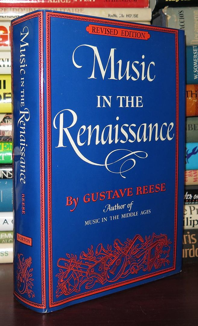 REESE, GUSTAV - Music in the Renaissance
