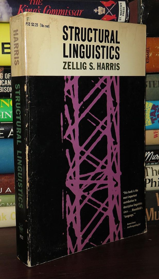 HARRIS, ZELLIG S. - Structural Linguistics