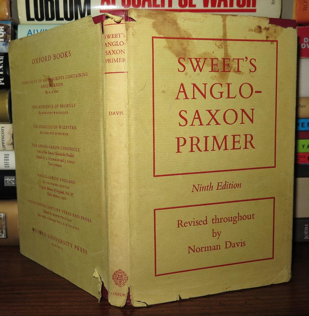 DAVIS, NORMAN - Sweet's Anglo-Saxon Primer