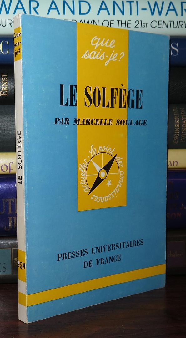 SOULAGE, MARCELLE - Le Solfege