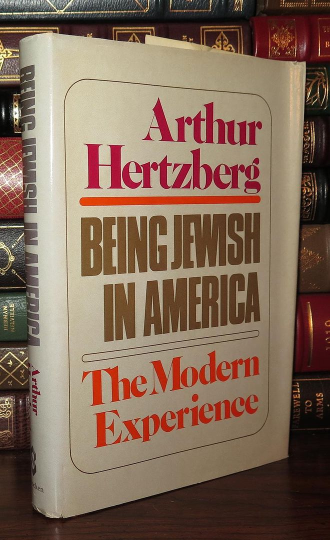 HERTZBERG, ARTHUR - Being Jewish in America Signed 1st