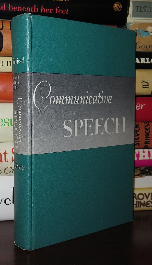 OLIVER, ROBERT T. - Communicative Speech
