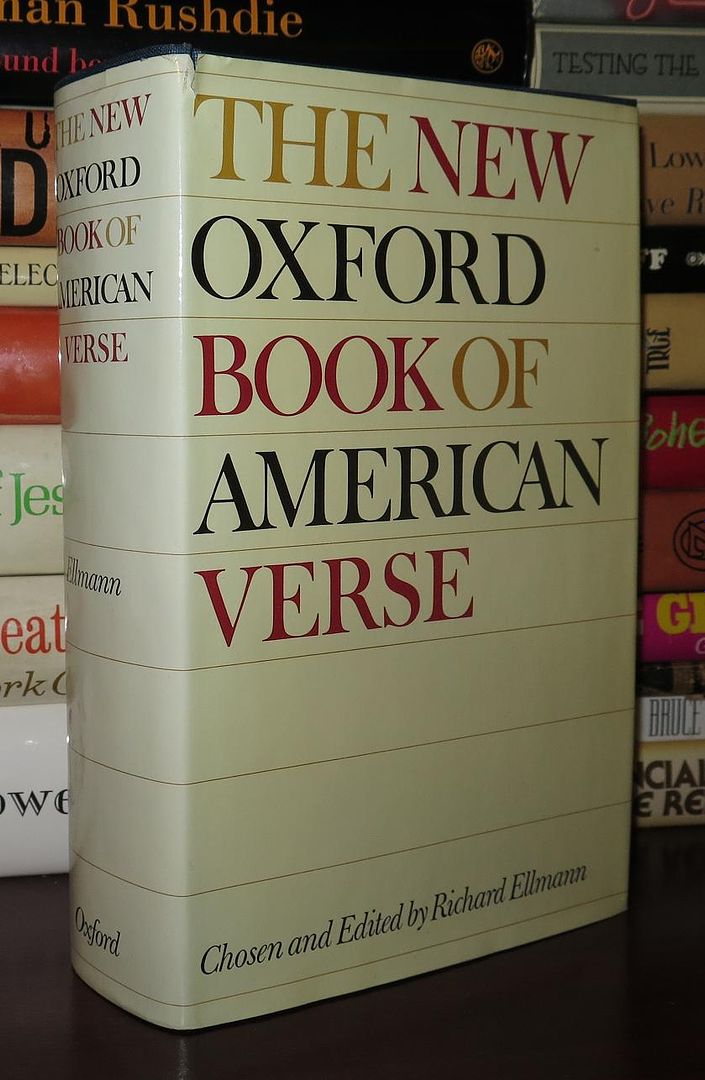 ELLMANN, RICHARD - The New Oxford Book of American Verse