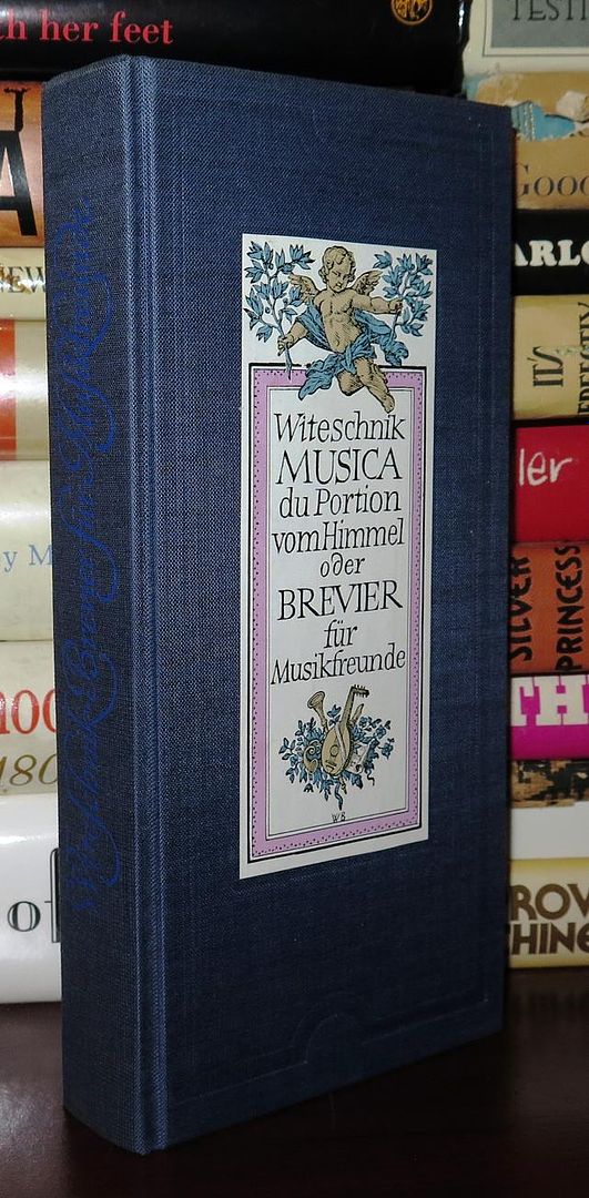 WITESCHNIK, ALEXANDER - Musica de Portion Vom Himmel Oder Brevier Fr Musikfreunde